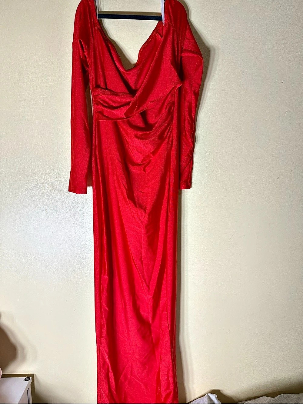 SHEIN Red Maxi Dress Size XS Like New